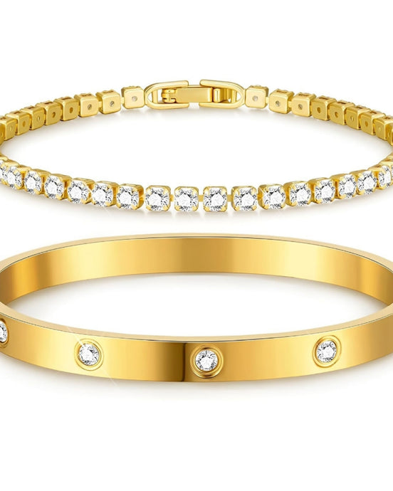 Vintage Bracelet Set 014 Gold