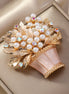 Flourish Brooch Rose