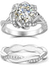 Louisa Twisted Bloom Moissanite Set