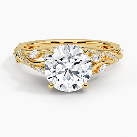The Round Botanical Shoulder Ring