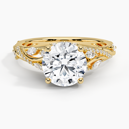 The Round Botanical Shoulder Ring