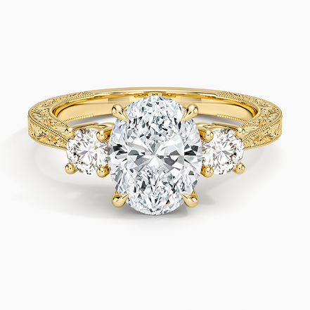 The Vintage Oval Cluster Ring
