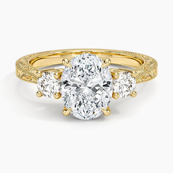 The Vintage Oval Cluster Ring