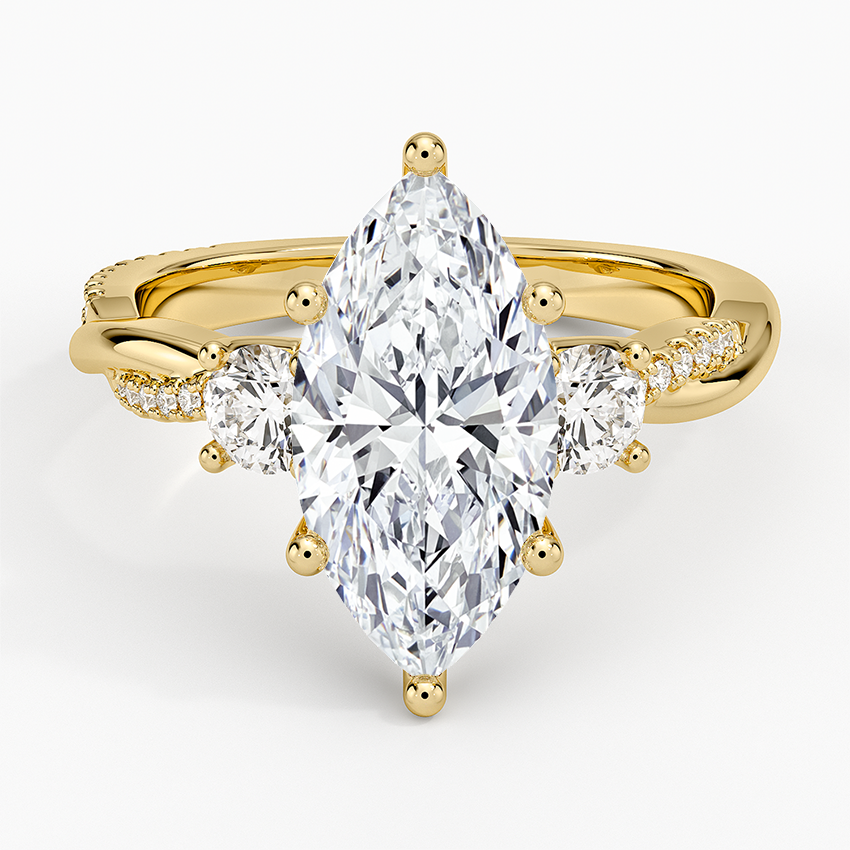 The Marquise Three-Stone Ring