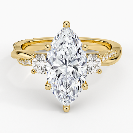 The Marquise Three-Stone Ring