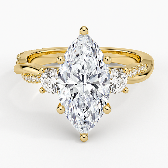 The Marquise Three-Stone Ring