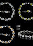 Luxe Fashion Bracelets White