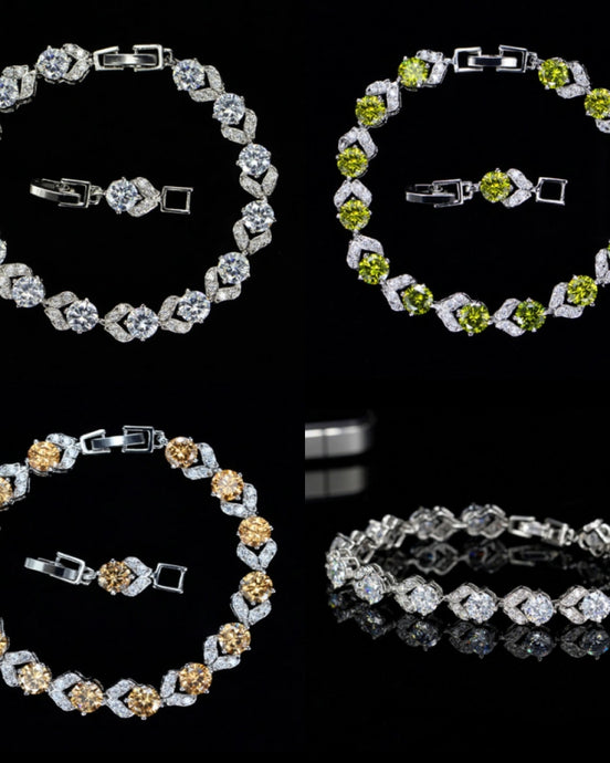 Luxe Fashion Bracelets White