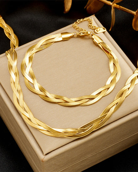 Vintage Necklace & Bracelet Set Necklace & Bracelet