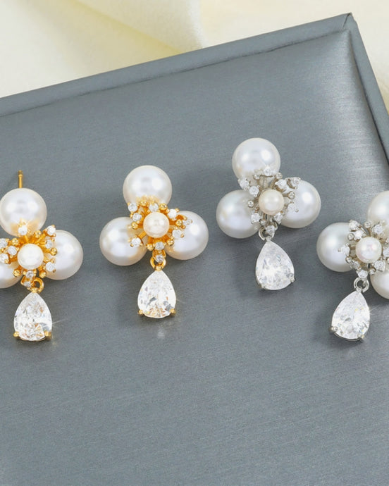 301 Pearl Earrings Gold