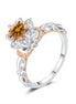 Livy Champagne Moissanite Ring