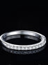 HM. Eternity Moissanite Wedding Ring