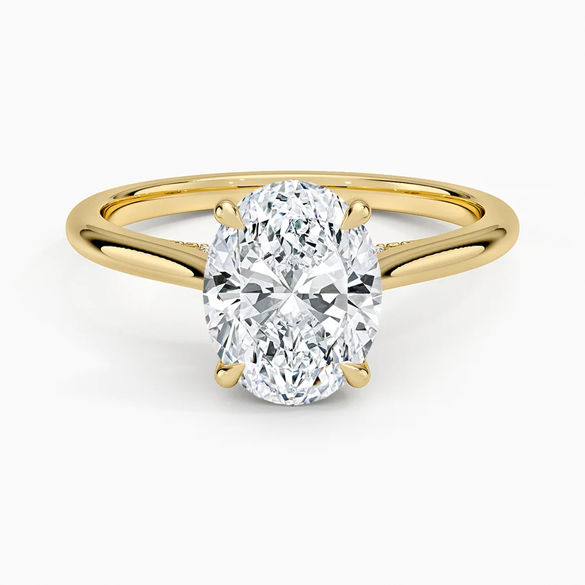The Classic Oval Solitaire