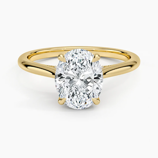 The Classic Oval Solitaire