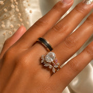 Rosabelle Oval Moissanite Bridal Set