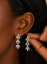 Vienna Moissanite Earrings Silver