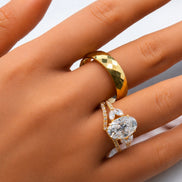 Seraphina Oval Moissanite Bridal Set
