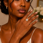 Elysia Marquise Moissanite Bridal Set