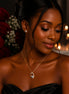 Heart Embrace Moissanite Pendant