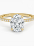 The Oval Pavé Whisper Ring