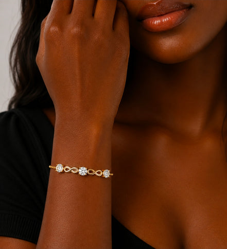 Infinity Moissanite Bracelet