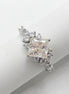 Clarity Princess-Cut Crown Ring