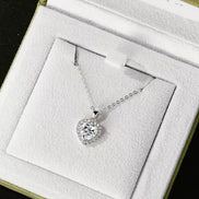 Heartthrob Moissanite Set Earrings And Necklace