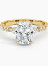 The Oval Diamond-Lace Ring