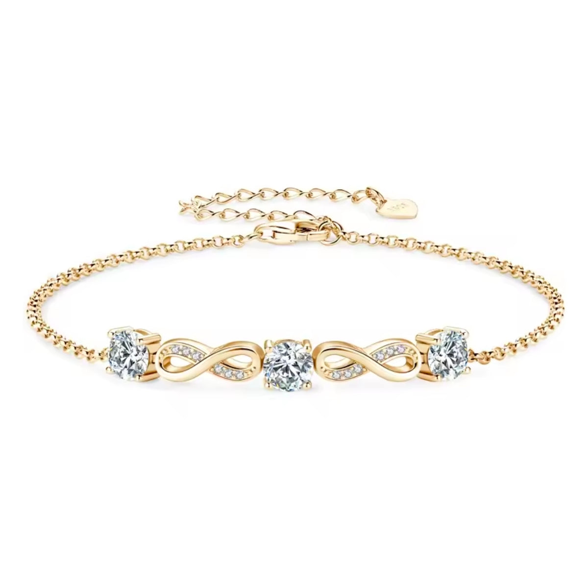 Infinity Moissanite Bracelet