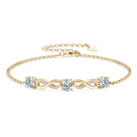 Infinity Moissanite Bracelet