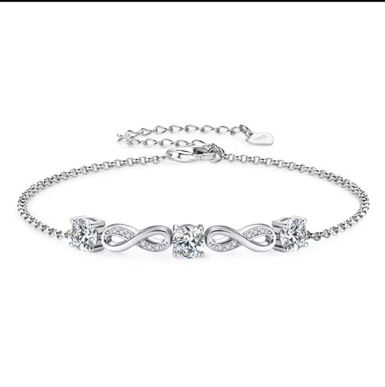 Infinity Moissanite Bracelet