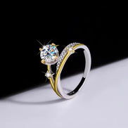 Aurora Solitaire Wrap Ring