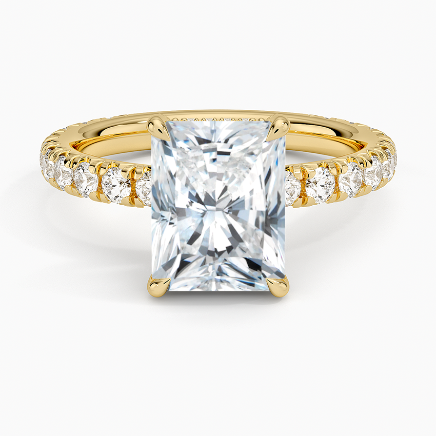 The Radiant Pavé Crown Ring